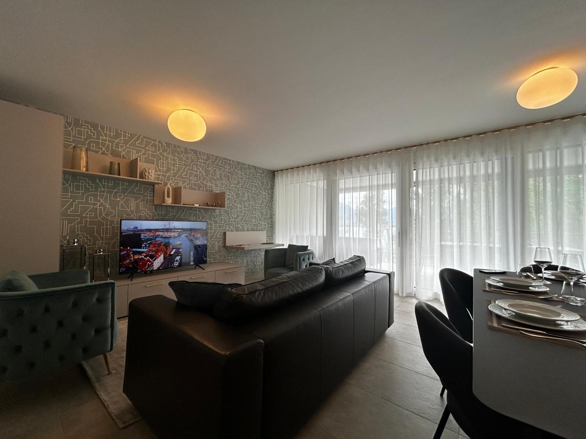 Family Apartment, Near The Beach Whit Private Park Locarno Exteriér fotografie