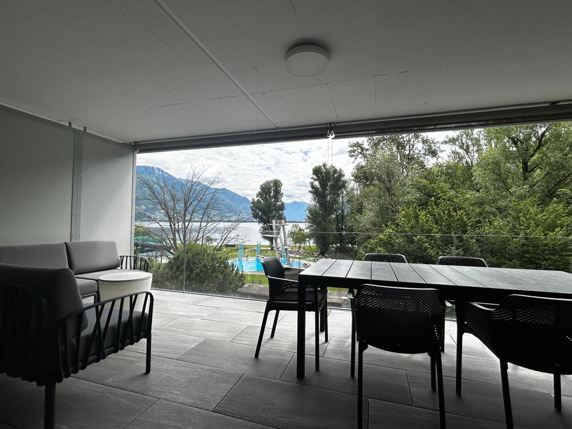 Family Apartment, Near The Beach Whit Private Park Locarno Exteriér fotografie